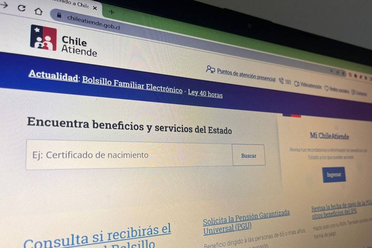 Ingresa al sitio de consultas de Chile Atiende y digitar tu RUT para saber cuándo recibes estos beneficios. Créditos: ChileAtiende.