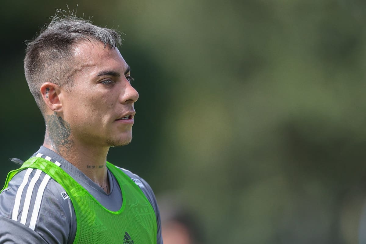 Eduardo Vargas en el Atlético Mineiro.