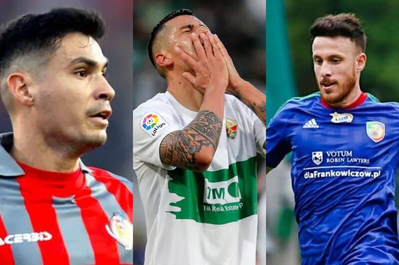 Pablo Galdames, Enzo Roco, Ángelo Henríquez viven un complicado momento en el fútbol europeo.