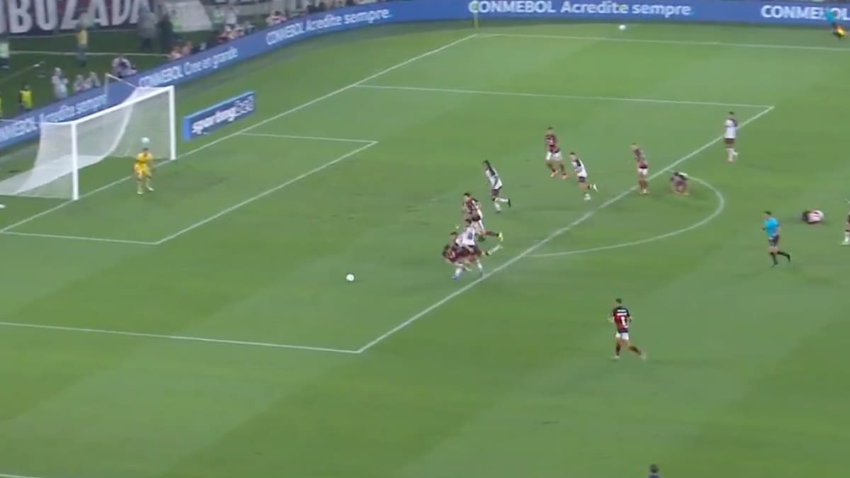 VIDEO | El desafortunado penal de Matías Sepúlveda que llevó la Recopa entre Flamengo y Lanús al tiempo extra