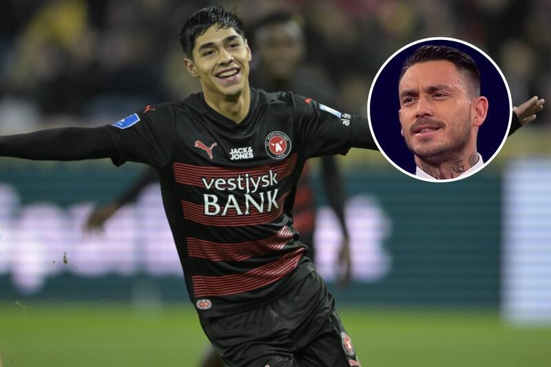 Darío Osorio tras convertir su segundo gol en Europa.