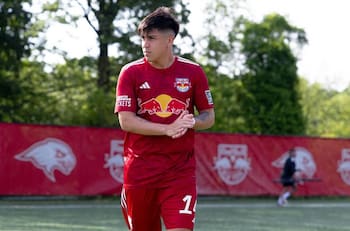 Debut soñado: Marcelo Morales anotó este gol para el triunfo del New York Red Bulls