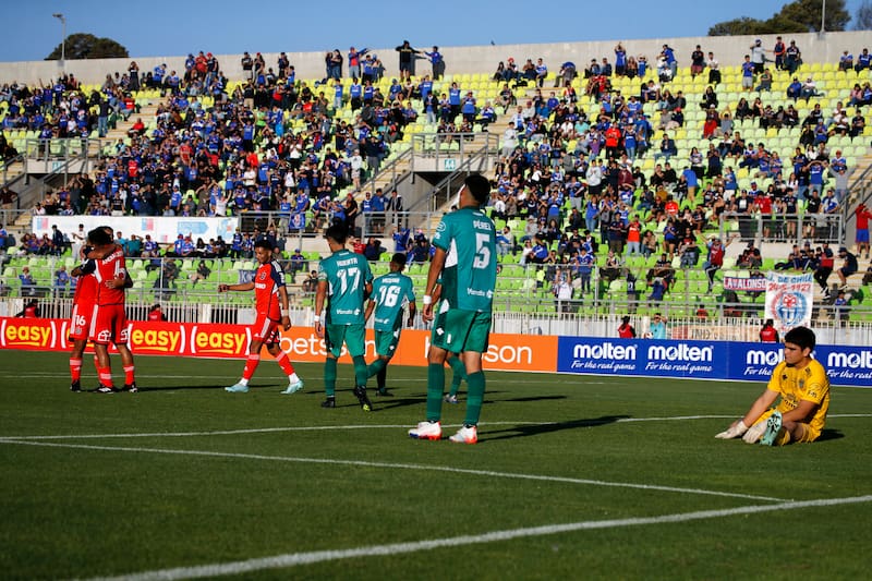 jugando contra la U por Copa Chile en Valparaíso.