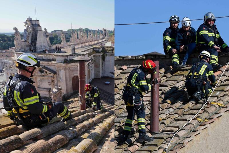 El color del humo se logra con la utilización de químicos especiales.