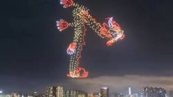 VIDEO | Impresionante show de luces en el Dragon Boat Festival de China