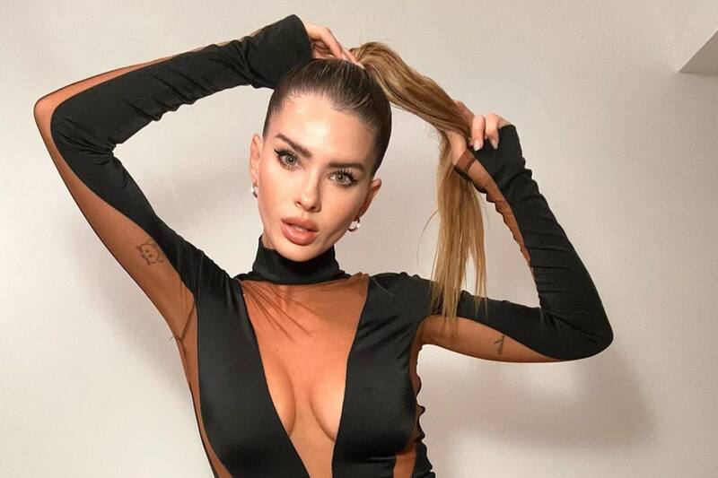 negó estar embarazada de Icardi.