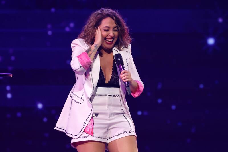 la rompió en la Quinta Vergara y en los televisores.