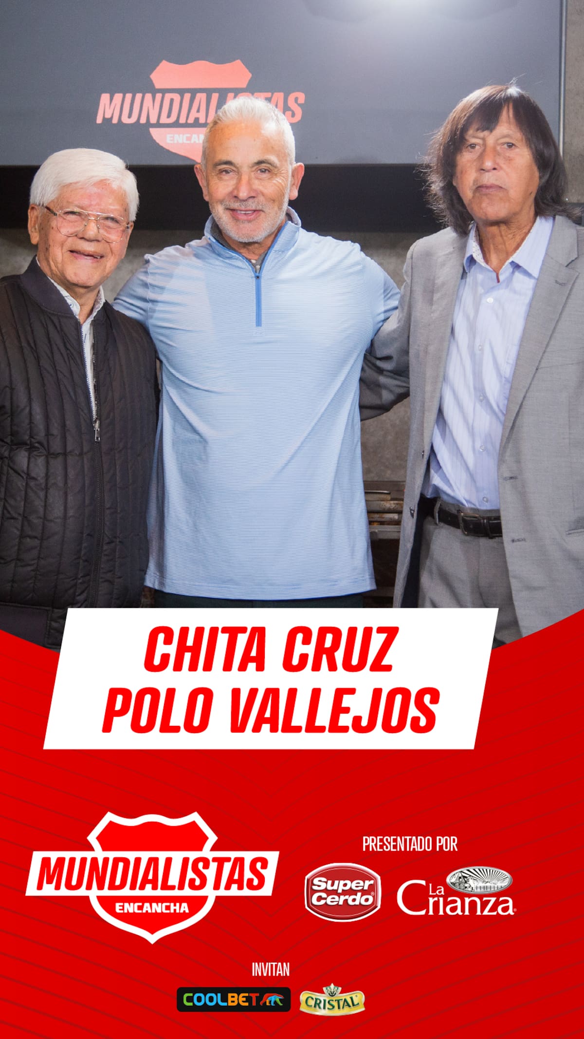 Chita Cruz y Polo Vallejos en Mundialistas