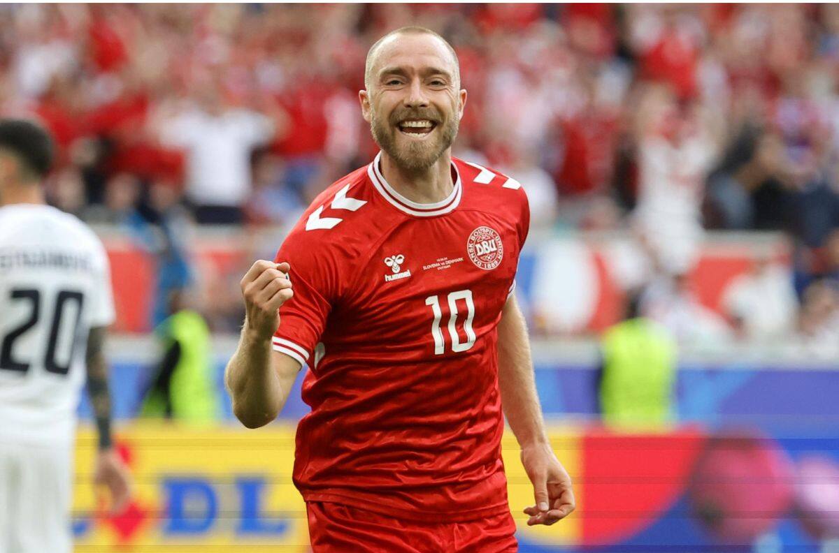 VIDEO | El emotivo regreso de Christian Eriksen: los goles del empate entre Eslovenia y Dinamarca por la Eurocopa