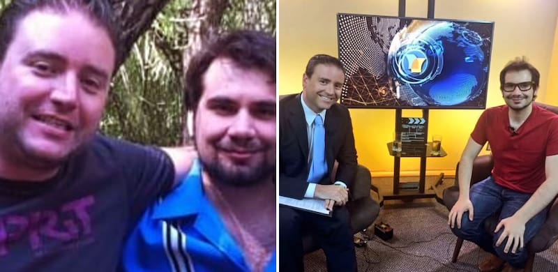 Christian Pino antiguas fotos junto a Nicolás Copano. Créditos: Instagram