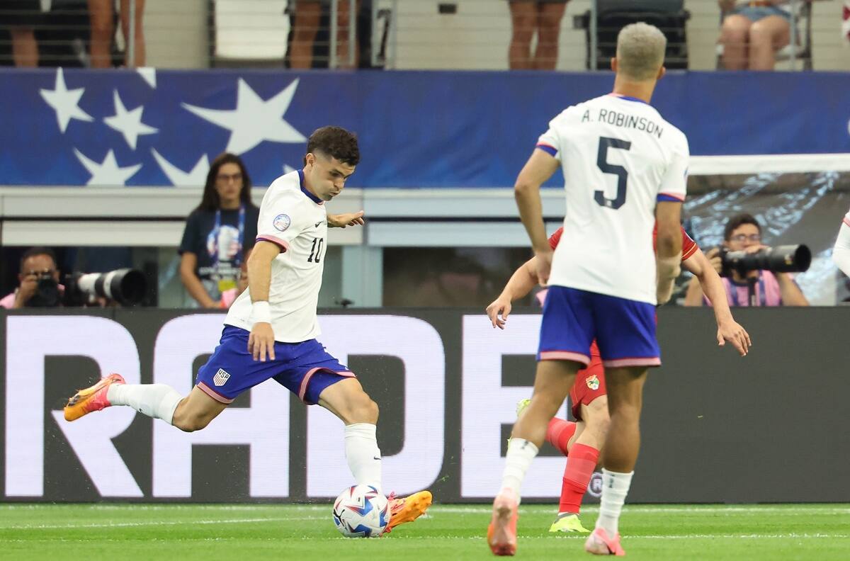 Estados Unidos no tuvo problemas para vencer a Bolivia en el debut: Pulisic anotó un golazo