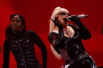 Christina Aguilera  confirmó que era la gran estrella de este Festival 2023 con un vibrante show