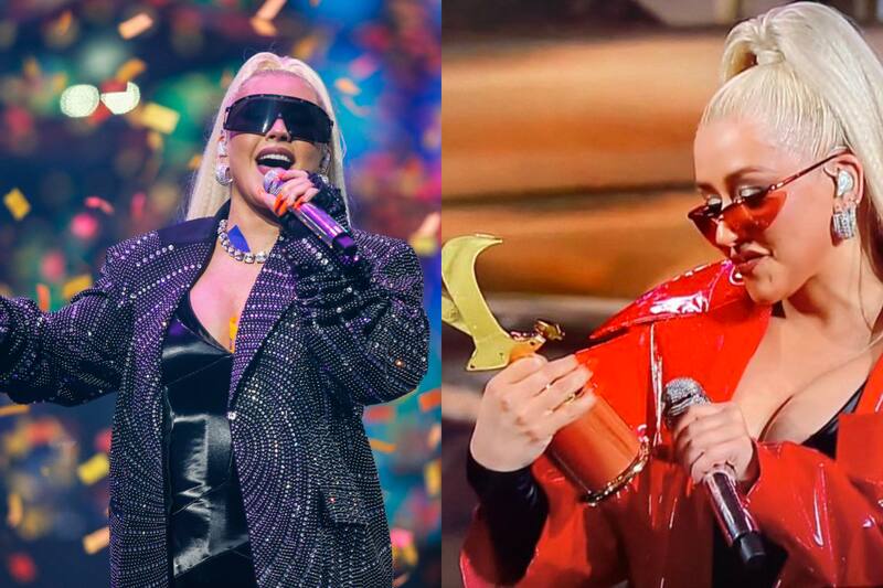Revisa los memes del show de Christina Aguilera en Viña 2023. Créditos: ATON