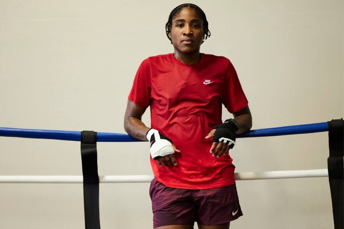 Cindy Ngamba ganó la primera medalla del equipo de refugiados en los Juegos Olímpicos.