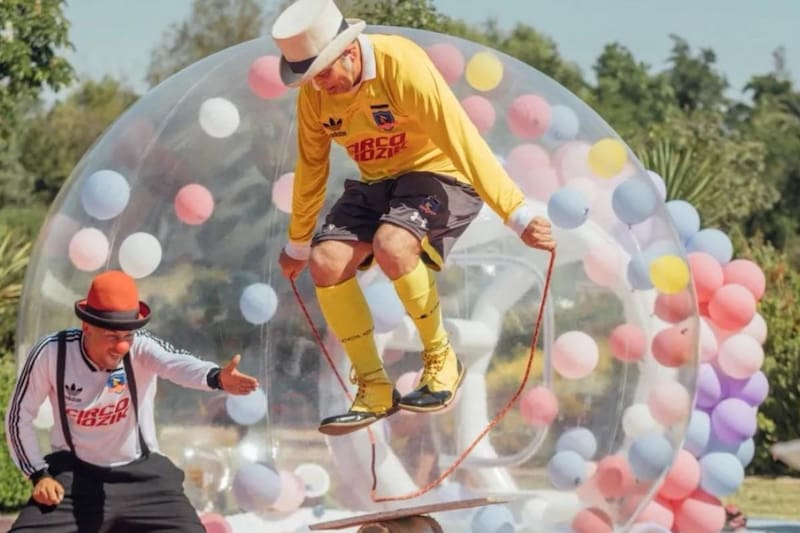 Circo Jozic. en el cumpleaños de Lolita Amor. Foto: Circo Jozic.