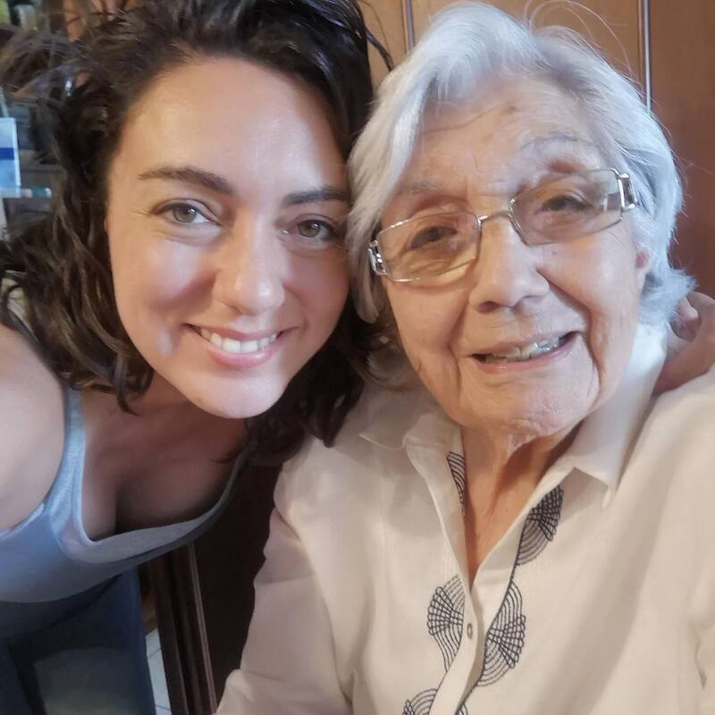 Una de las fotografías que subió Clarisa Muñoz en la que se encuentra junto a su madre