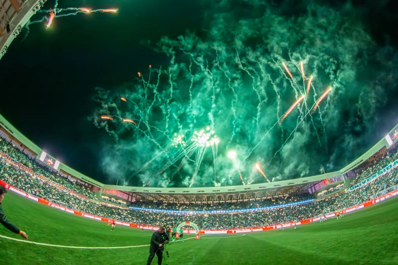 El estadio más moderno de Chile quedaría corto en capacidad en una eventual semifinal de Copa Libertadores. Foto: Felipe Escobedo/En Cancha.