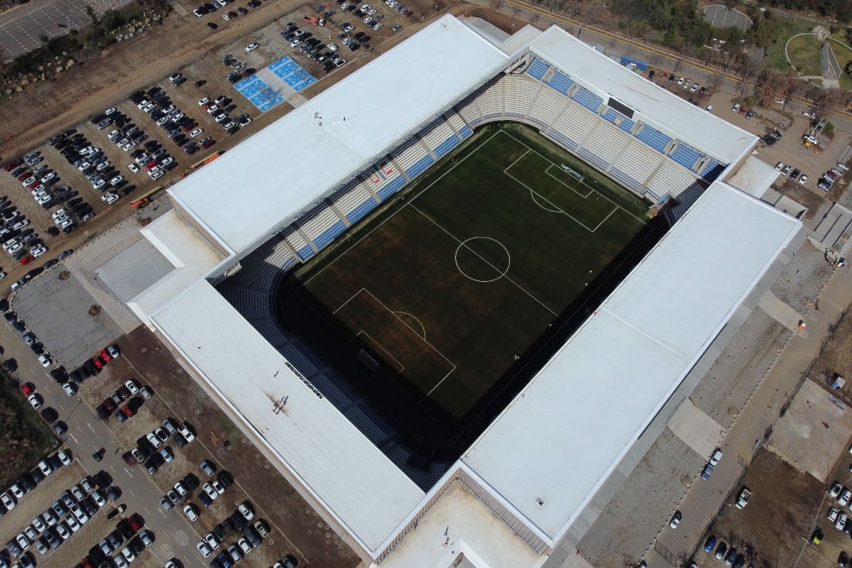 . El nuevo estadio de la Universidad Católica. Foto: Agencia Aton.