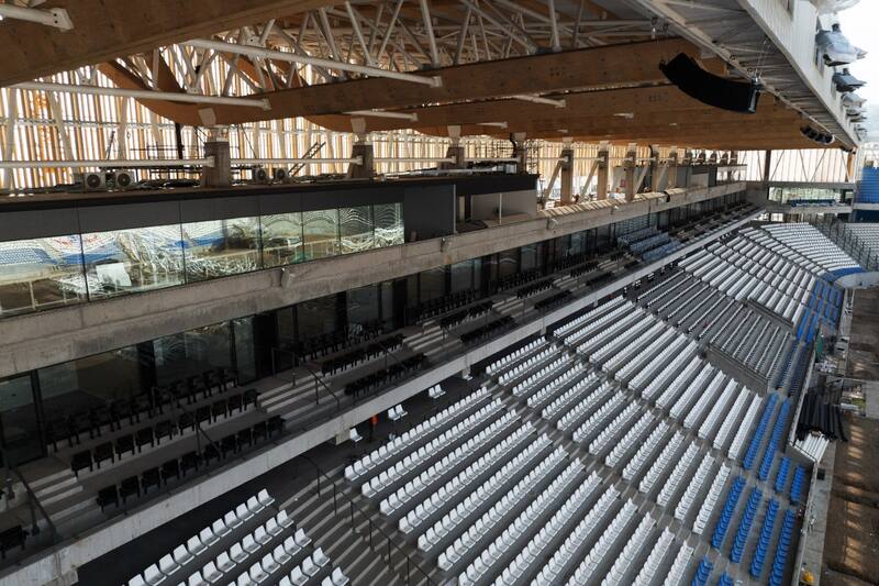 . Los Cruzados aguardan por la inauguración del nuevo San Carlos de Apoquindo. Foto: Agencia Aton.