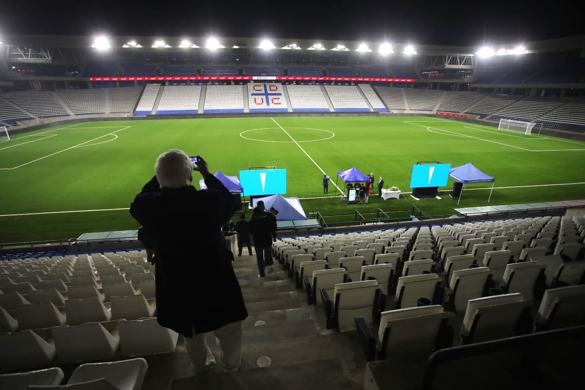 . El nuevo estadio de la UC. Foto: Agencia Aton.