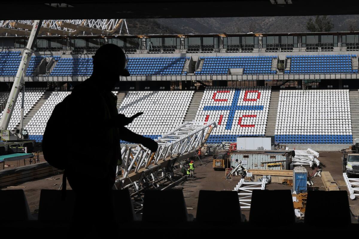 El estadio de la UC será inaugurado en el segundo semestre. Foto: Agencia Aton.