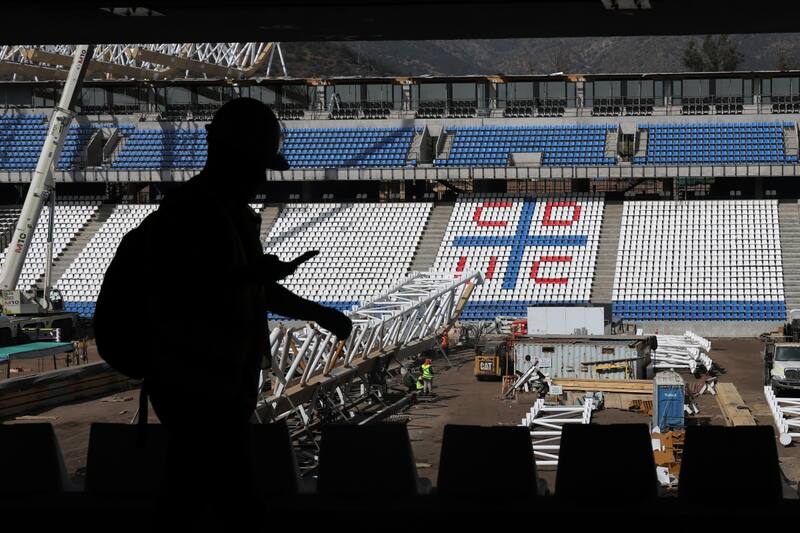 El estadio de la UC será inaugurado en el segundo semestre. Foto: Agencia Aton.