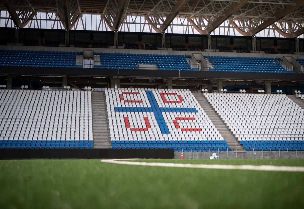 , el estadio de la Universidad Católica. Foto: @Cruzados_oficial.