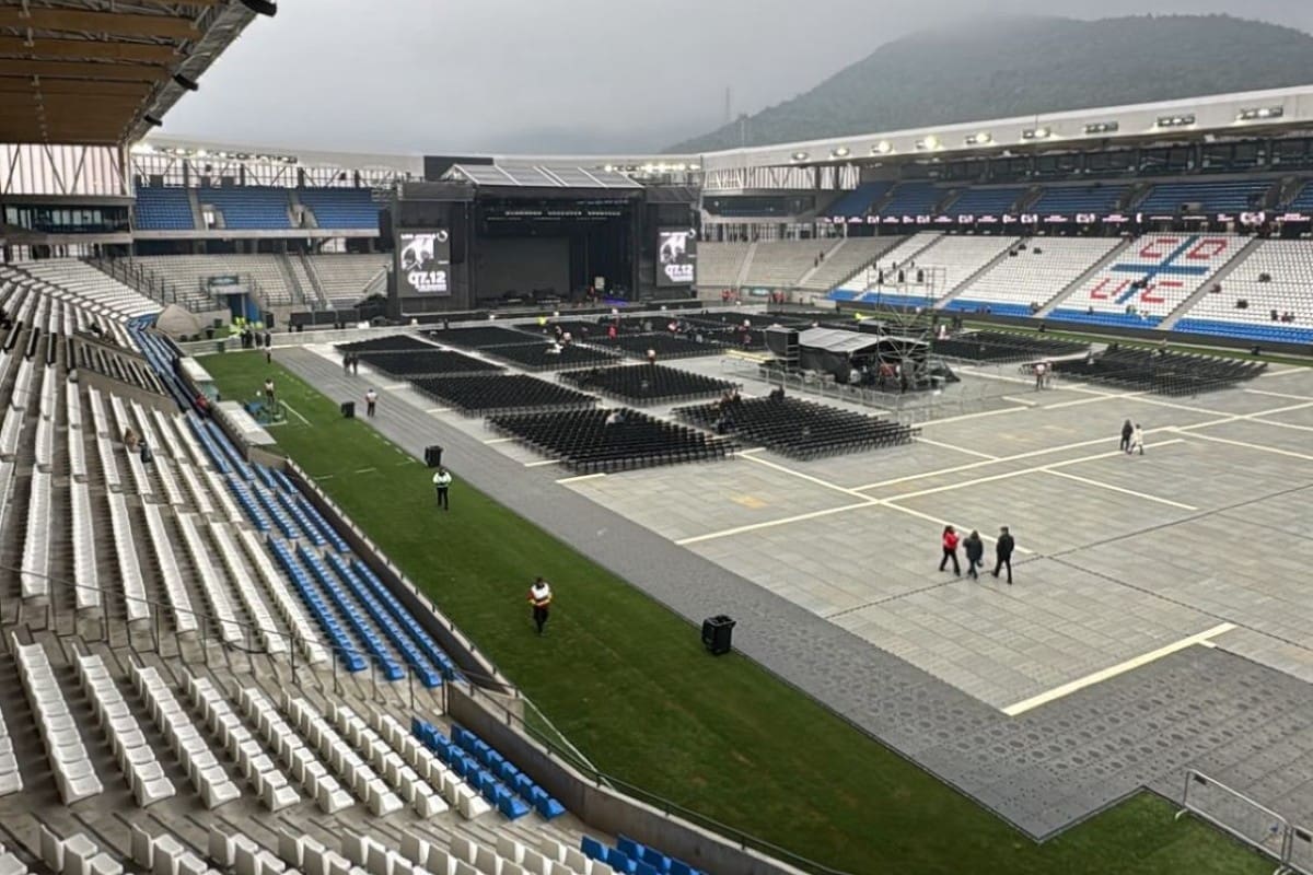 Claro Arena listo para recibir a Lionel Richie.