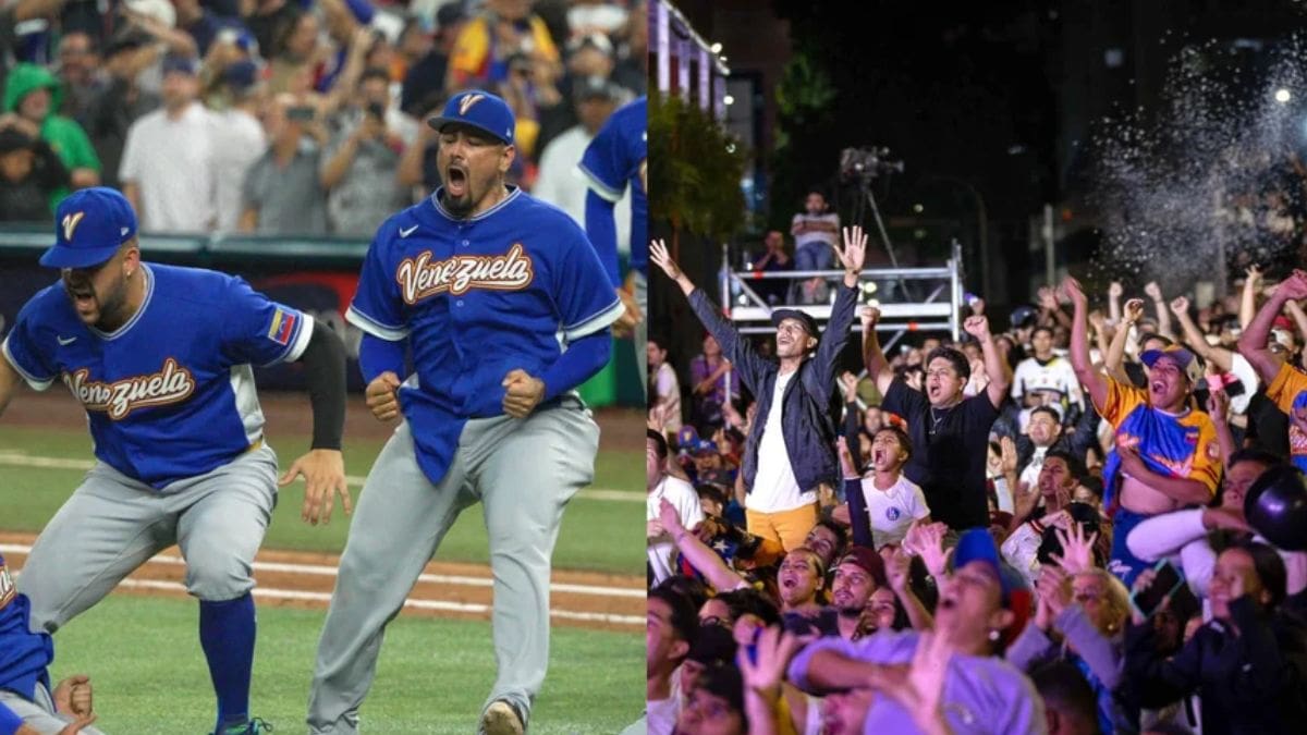 VIDEO | Con esta pelota, Venezuela celebró y cantó el himno nacional en la cara de Estados Unidos