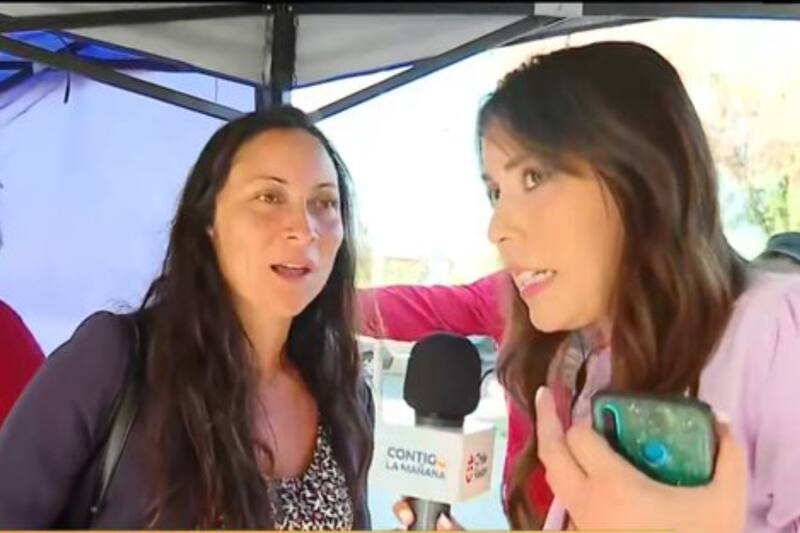 La tensa entrevista de la concejala de El Bosque con Contigo en la Mañana. Captura: Chilevisión