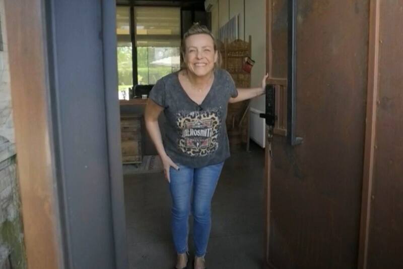 Claudia Conserva abrió las puertas de su casa en el programa de CHV. Créditos: Pantallazo CHV