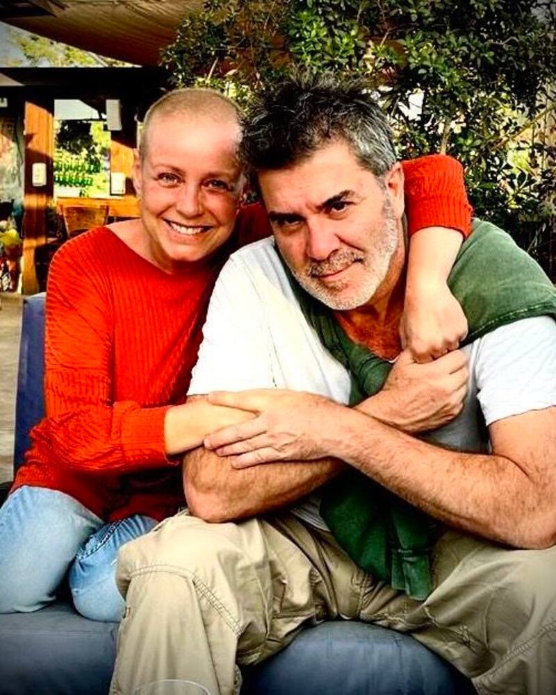"Pollo" Valdivia siempre ha acompañado a Claudia Conserva en su lucha contra el cáncer. Créditos: Instagram