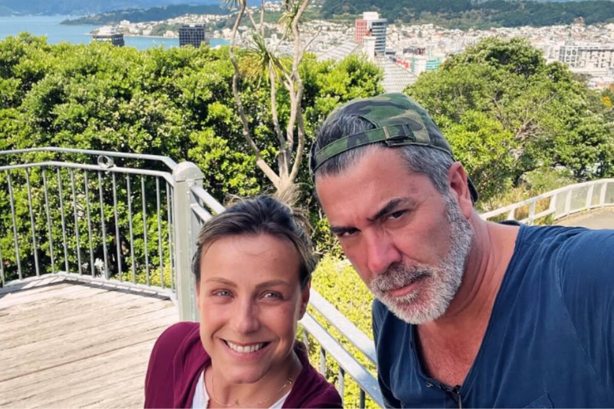 Estos son los registros de las soñadas vacaciones de la pareja en Nueva Zelanda.