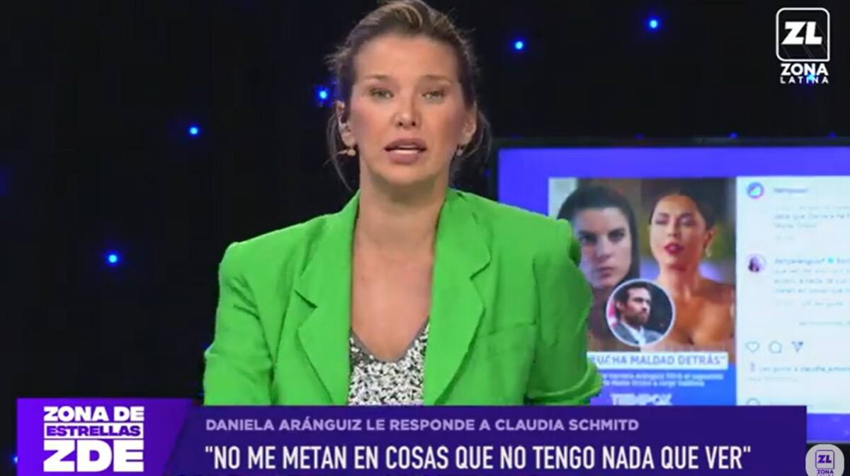 Claudia Schmidt arremetió contra Daniela Aránguiz. Créditos: Pantallazo Zona Latina