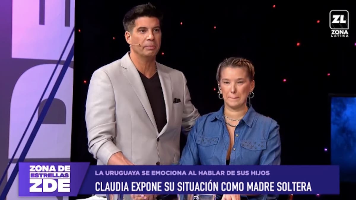 Claudia Schmidt recibió el apoyo de sus compañeros en "Zona de Estrellas".