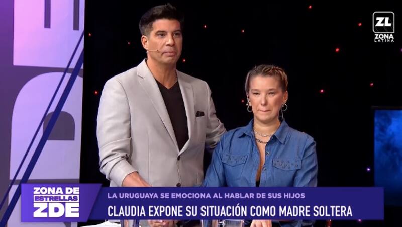 Claudia Schmidt recibió el apoyo de sus compañeros en "Zona de Estrellas".
