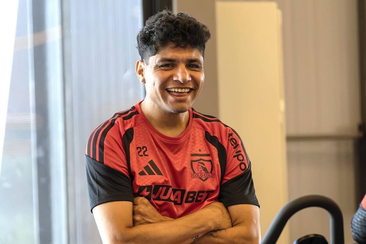 Utilizará la camiseta 22 este año. Foto: Colo Colo.