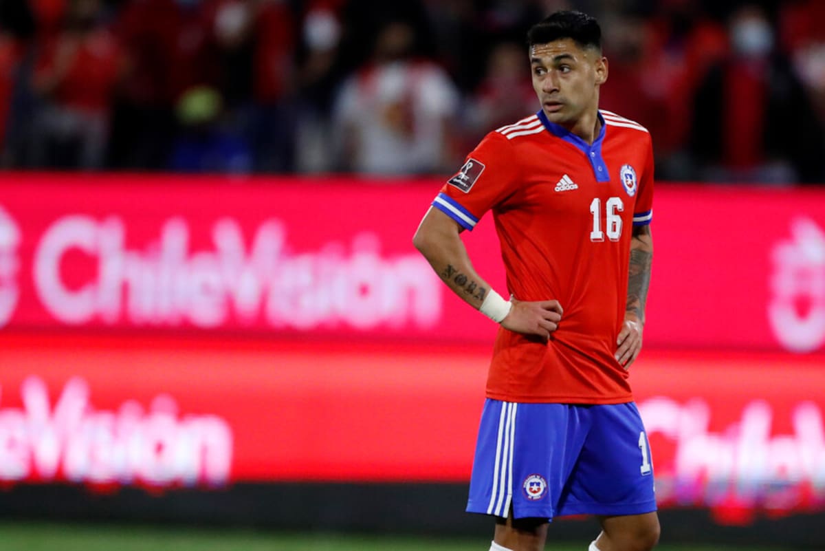 Claudio Baeza en el encuentro de La Roja ante Ecuador por las Clasificatorias rumbo al Mundial de Qatar. Foto: Aton.