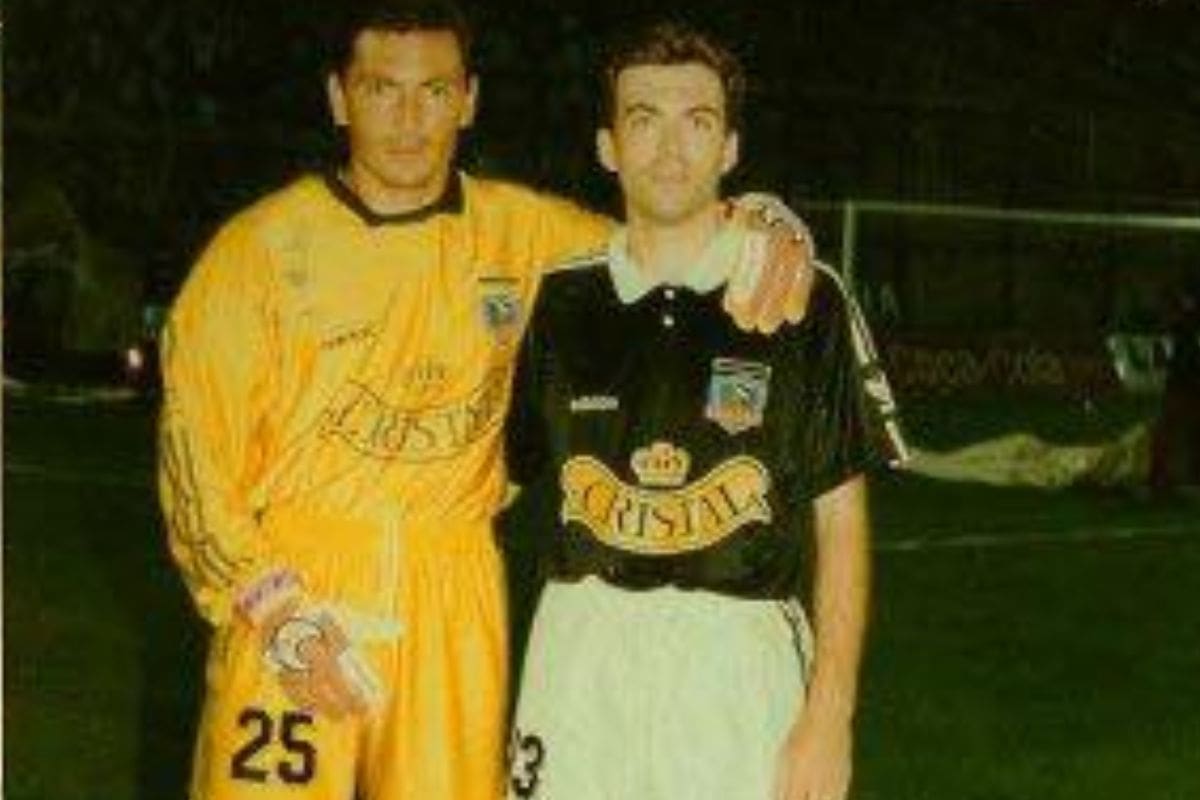 en su época en Colo Colo en 1996.