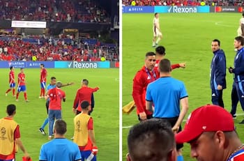 VIDEO | Los encaró: el airado reclamo de Claudio Bravo al cuerpo arbitral en Copa América