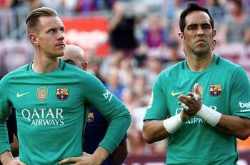 Ter Stegen “amenaza” a Claudio Bravo en La Liga
