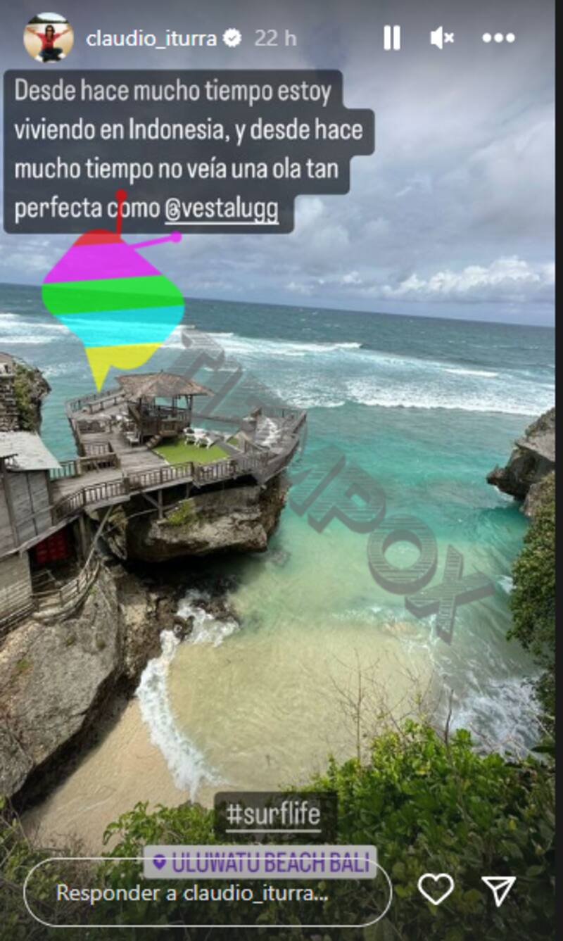 Y su mensaje a Vesta Lugg. / Instagram