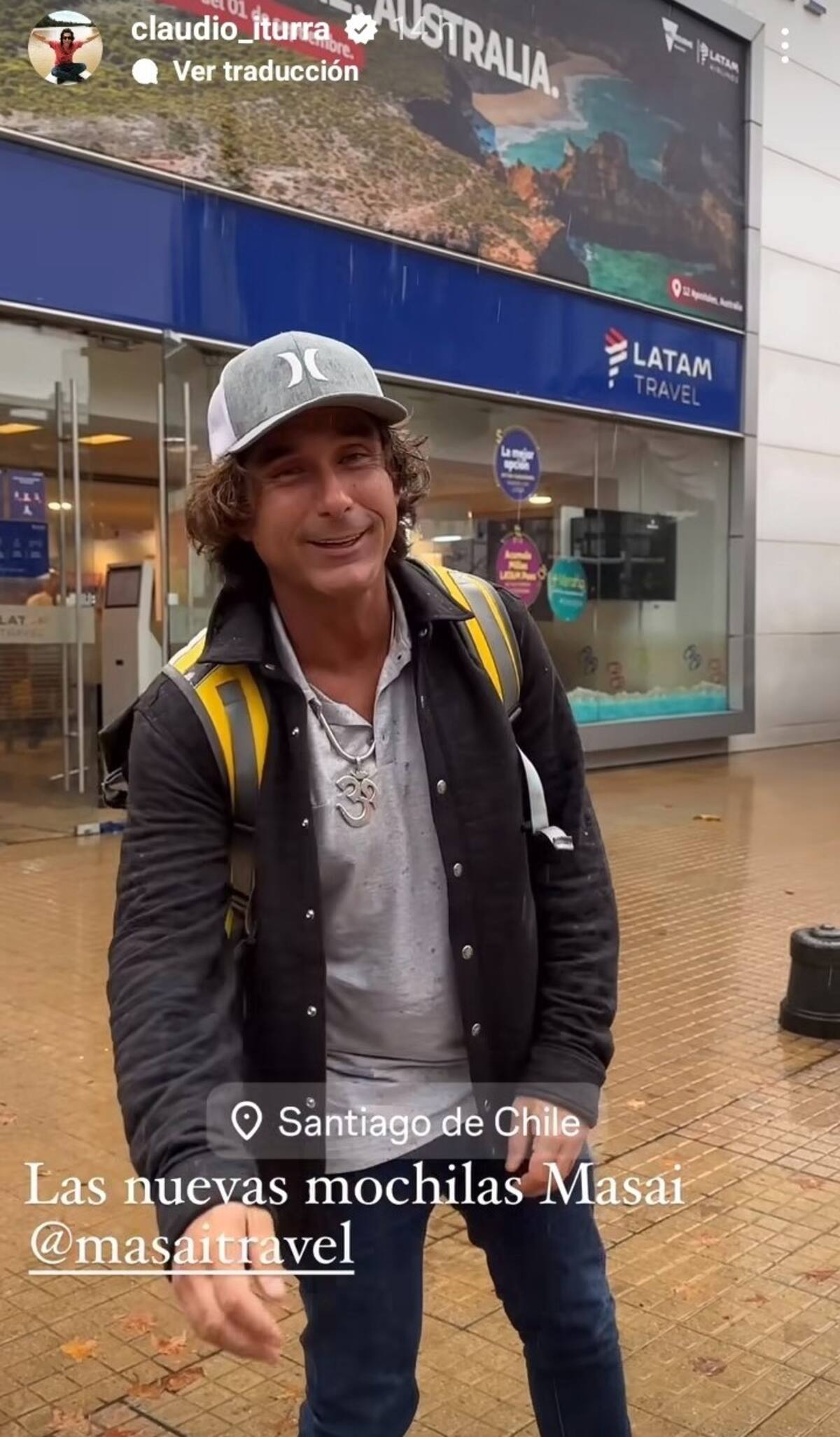Claudio Iturra en su última publicación. Créditos: Instagram