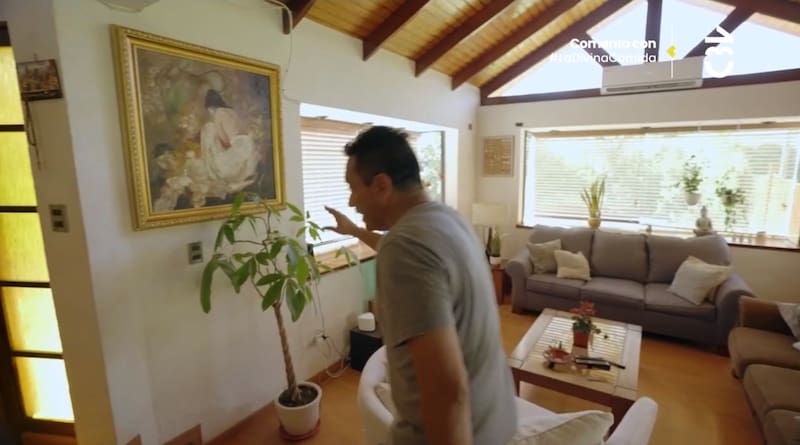 Claudio Palma realizó un tour por su casa.