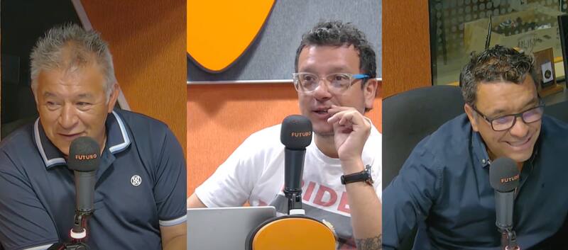 Comparten panel en Radio Futuro.