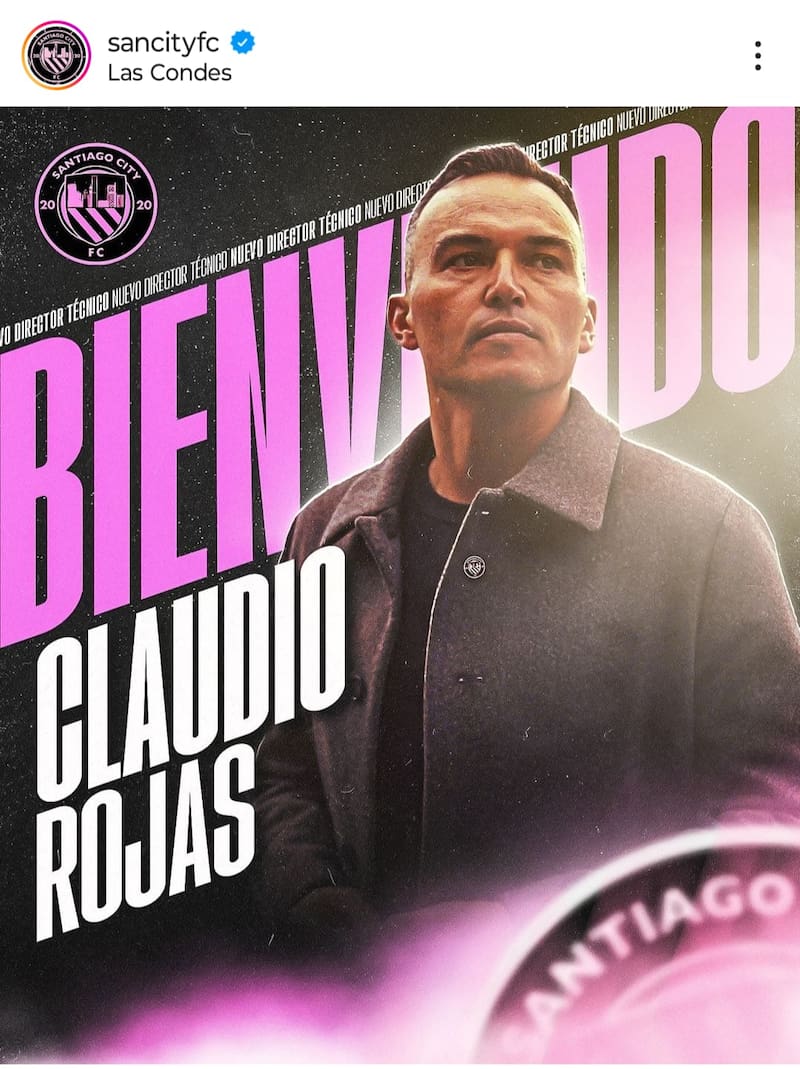 Claudio Rojas guiará los destinos futbolísticos del City chileno.