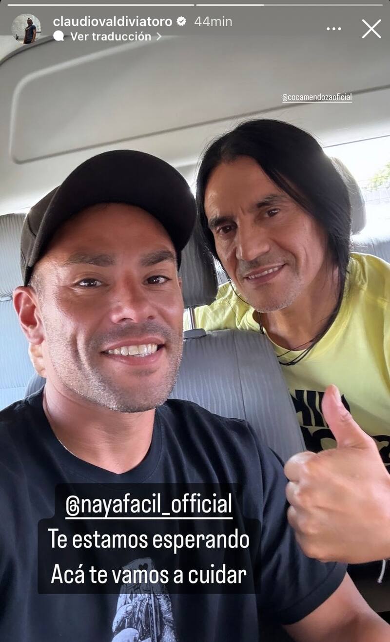 Claudio Valdivia y Coca Mendoza enviaron un mensaje a Naya Fácil.