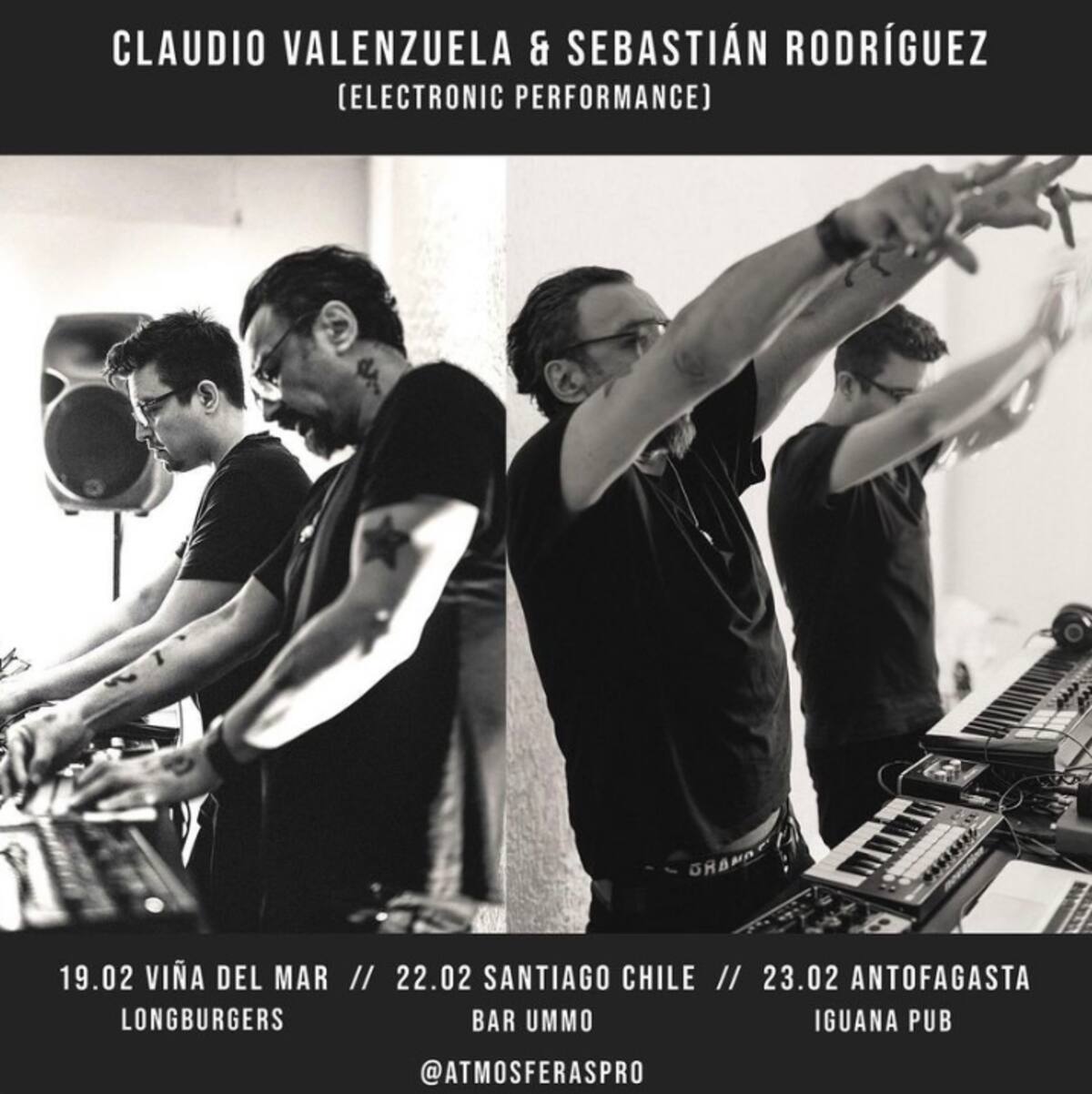Claudio Valenzuela y su colega Sebastián Rodríguez estaban realizando una pequeña gira por Chile.