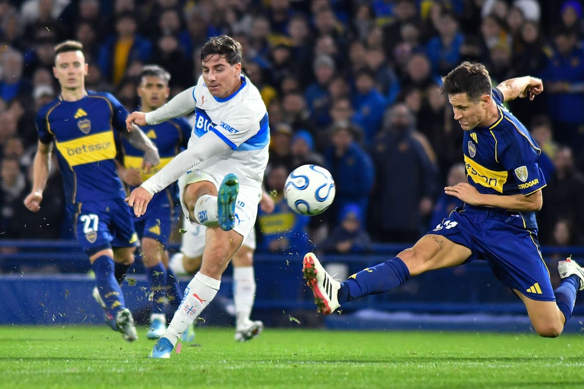 El atacante le dio a la UC un triunfo histórico ante Boca Juniors en La Bombonera. Foto: Agencia Aton.