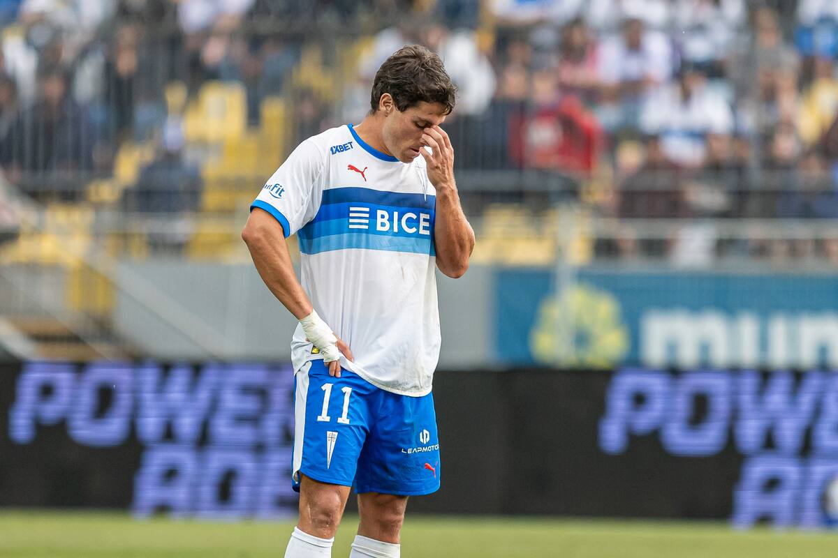 se lesionó y será baja sensible para Daniel Garnero en la UC. Foto: Felipe Escobedo / En Cancha